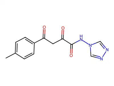Benzenebutanamide, alpha,gamma-dioxo-4-methyl-N-4H-1,2,4-triazol-4-yl- structure