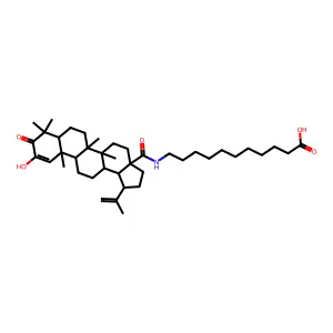 N-(2,3-Dioxolupa-20(29)-en-28-oyl)-11-aminoundecanoic acid structure