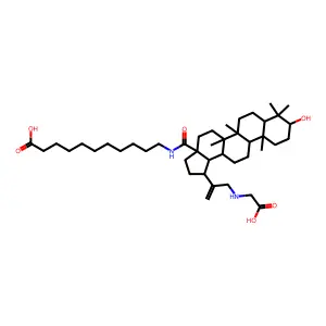 Lupane, undecanoic acid deriv. structure