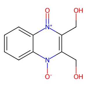 2,3-喹喔啉二甲醇1,4-二氧化物 structure