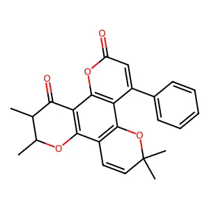 cis-and-trans-Inophyllolide structure