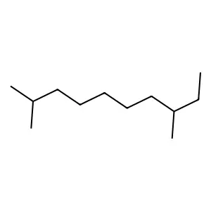 Decane, 2,8-dimethyl structure