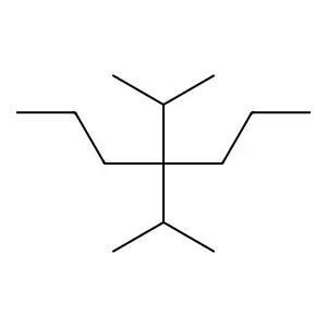 4,4-二丙基庚烷 structure