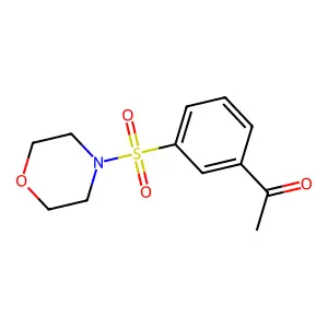 1-[3-(Morpholine-4-sulfonyl)phenyl]ethan-1-one structure