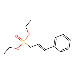 3-Diethoxyphosphorylprop-1-enylbenzene structure