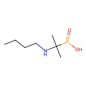 P-(1-(丁氨基)-1-甲基乙基)膦酸 structure