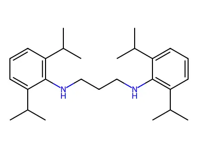 1,3-Propanediamine, N,N'-bis[2,6-bis(1-methylethyl)phenyl]- structure