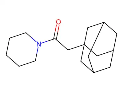 2-(Adamantan-1-yl)-1-(piperidin-1-yl)ethan-1-one structure