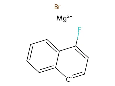 4-Fluoro-1-naphthylmagnesium bromide structure