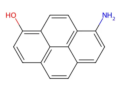 1-Pyrenol, 8-amino- structure