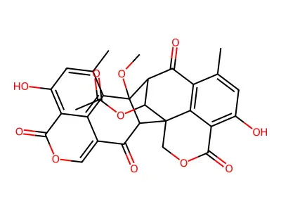 Duclauxin structure