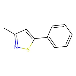 3-Methyl-5-phenyl-1,2-thiazole structure