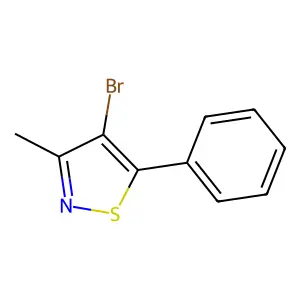 4-Bromo-3-methyl-5-phenylisothiazole structure
