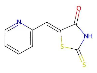 5-(2-Pyridylmethylene)rhodanine structure