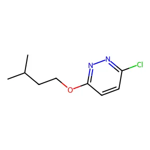 3-Chloro-6-(3-methylbutoxy)pyridazine structure