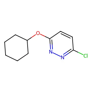 3-Chloro-6-(cyclohexyloxy)pyridazine structure