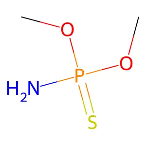 O,O-二甲基磷酰胺基硫酯 structure