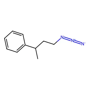 (R,S)-1-Azido-3-phenylbutane structure