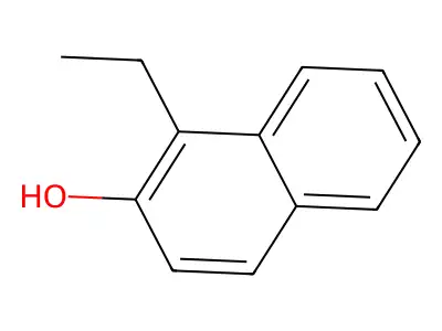 2-Naphthol, 1-ethyl- structure