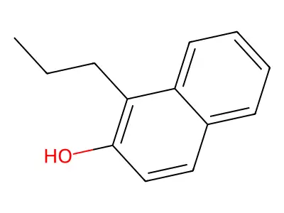 2-Naphthol, 1-propyl- structure