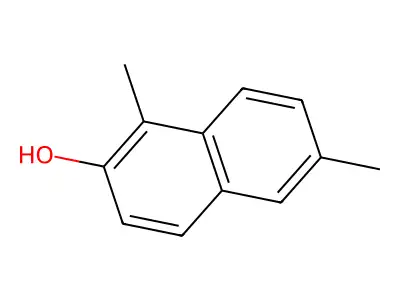 2-Naphthol, 1,6-dimethyl- structure