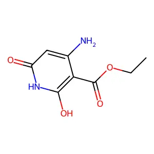 (3Z)-4-Amino-3-[ethoxy(hydroxy)methylidene]pyridine-2,6(1H,3H)-dione structure