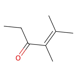 4,5-Dimethyl-4-hexene-3-one structure