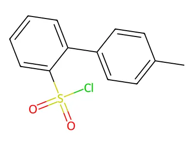 [2-(4-Methylphenyl)phenyl]sulfonyl chloride structure