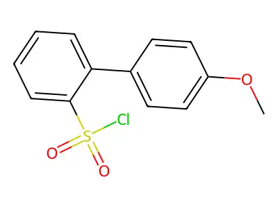 [2-(4-Methoxyphenyl)phenyl]sulfonyl chloride structure