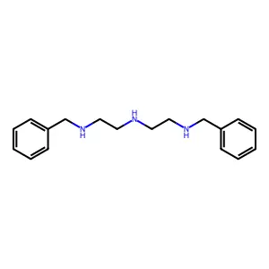 N1-(Phenylmethyl)-N2-(2-((phenylmethyl)amino)ethyl)-1,2-ethanediamine structure