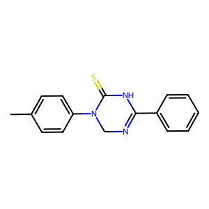 3-(4-Methylphenyl)-6-phenyl-1,4-dihydro-1,3,5-triazine-2-thione structure