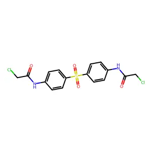 双((4-氯乙酰氨基)苯基)砜 structure