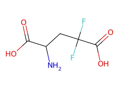 4,4-二氟谷氨酸 structure