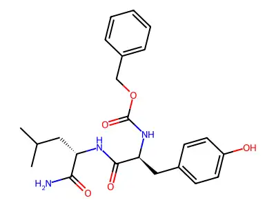 N-Benzyloxycarbonylserylleucinamide structure