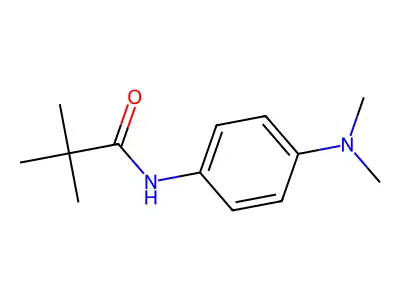 N-[4-(dimethylamino)phenyl]-2,2-dimethylpropanamide structure