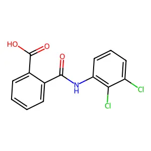2',3'-Dichlorophthalanilic acid structure
