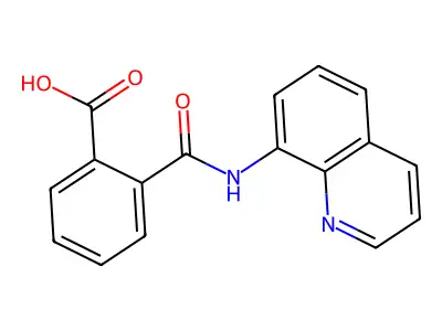 2-(Quinolin-8-ylcarbamoyl)benzoic acid structure