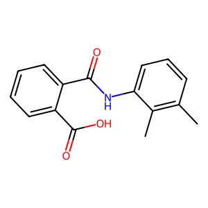 2-(((2,3-Dimethylphenyl)amino)carbonyl)benzoic acid structure