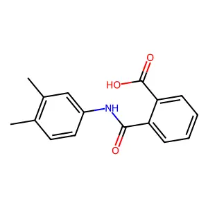N-(3,4-Xylyl)phthalamic acid structure