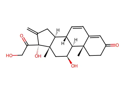 Isoprednidene structure