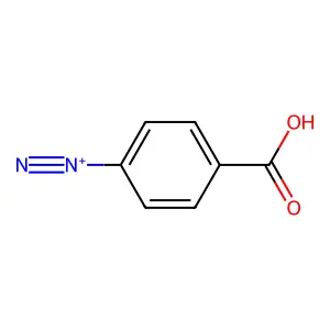 Benzenediazonium, 4-carboxy- structure