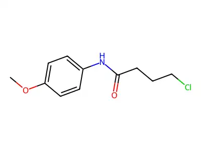 4-chloro-N-(4-methoxyphenyl)butanamide structure