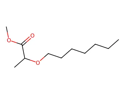 Methyl 2-(heptyloxy)propanoate structure