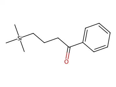 1-Phenyl-4-(trimethylsilyl)butan-1-one structure