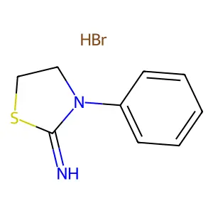 3-Phenyl-1,3-thiazolidin-2-imine--hydrogen bromide (1/1) structure