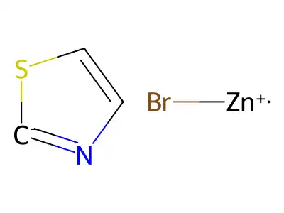 Zinc, bromo-2-thiazolyl- structure