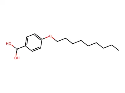 (4-(Nonyloxy)phenyl)boronic acid structure