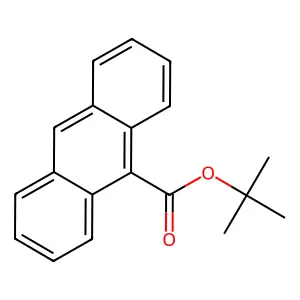 Tert-butyl anthracene-9-carboxylate structure