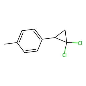 Cyclopropane, 1,1-dichloro-2-(4-methylphenyl) structure