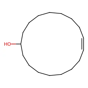 9-Cycloheptadecen-1-ol structure